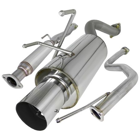 Spec-D Tuning 96-00 Honda Civic 2.5 Inch Inlet N1 Style Catback Exhaust, MFCAT2-CV963 MFCAT2-CV963